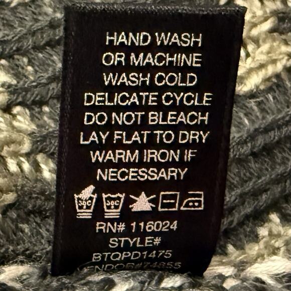 BKE Boutique Cardigan Sweater XL Womens Long Open Front Knit Mohair Wool Blend - Picture 9 of 10